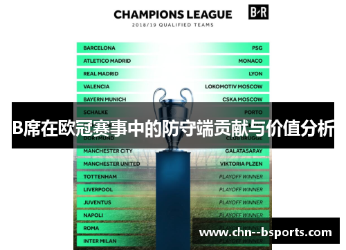B席在欧冠赛事中的防守端贡献与价值分析 B席在欧冠赛事中的防守端贡献与价值分析